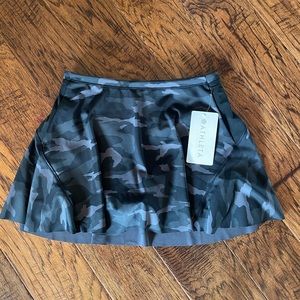 Athleta Black Camo Match Point Skort